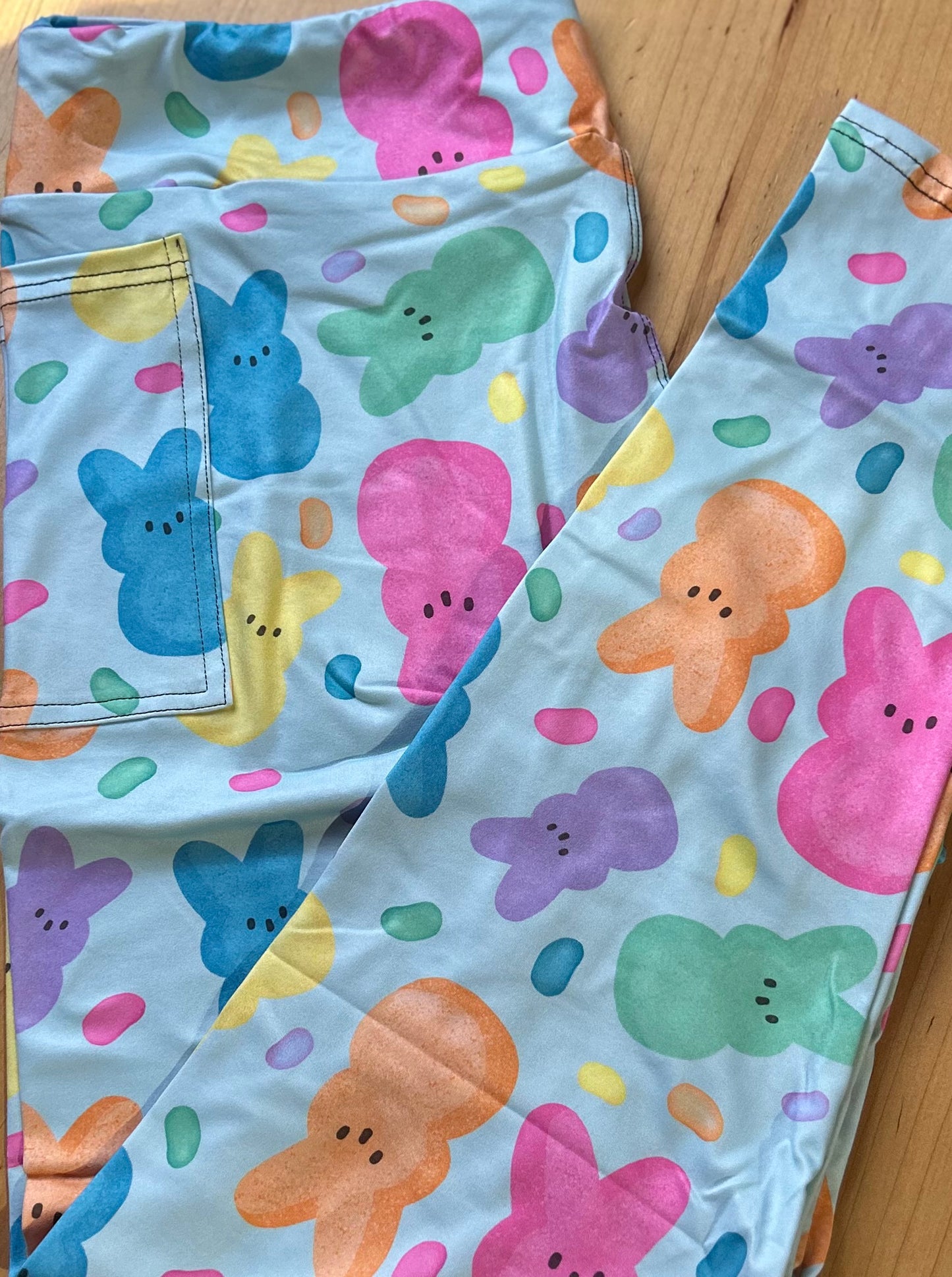 Bright Peeps Pocket Leggings