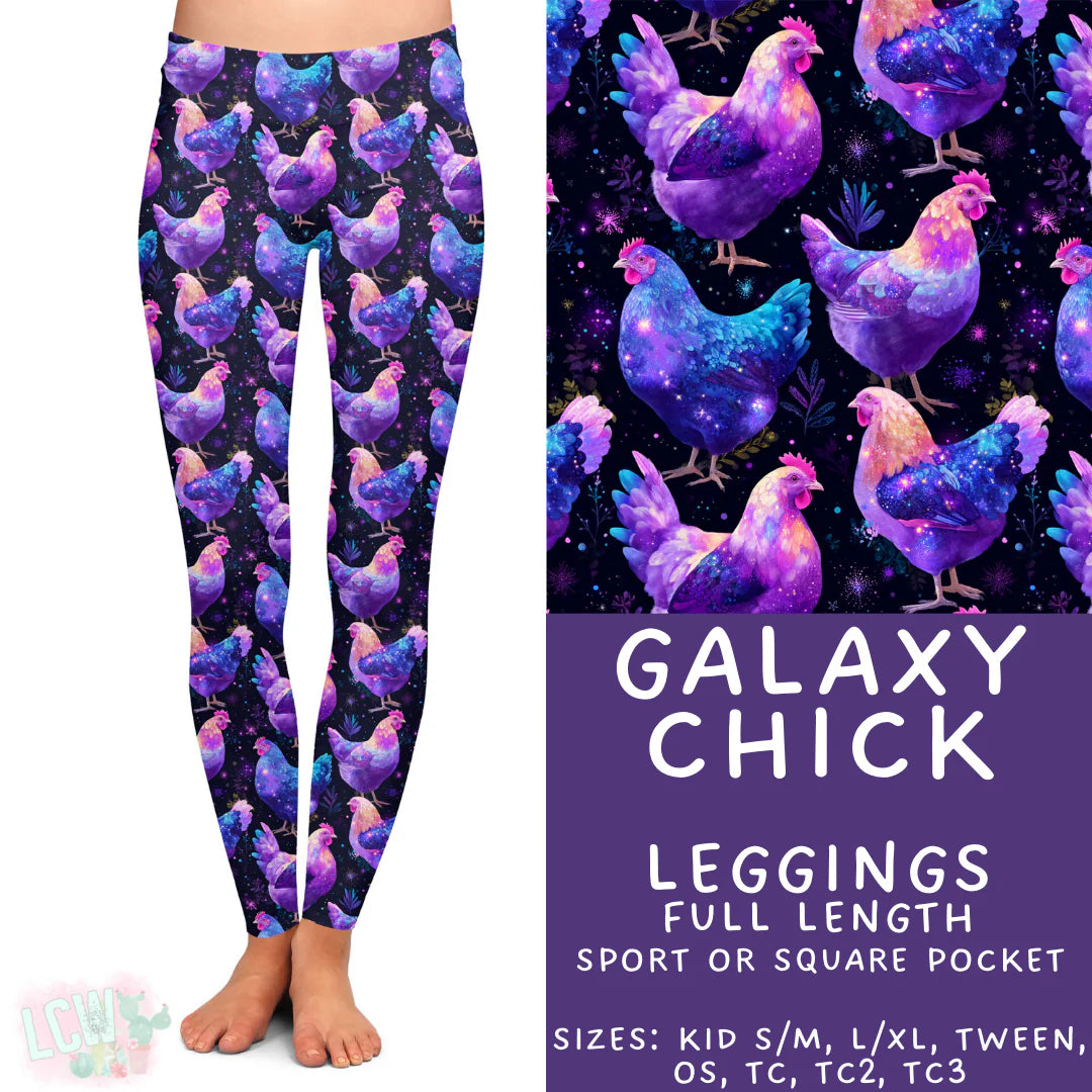 Galaxy Chick Square Pocket Leggings PreOrder (ETA late Nov)