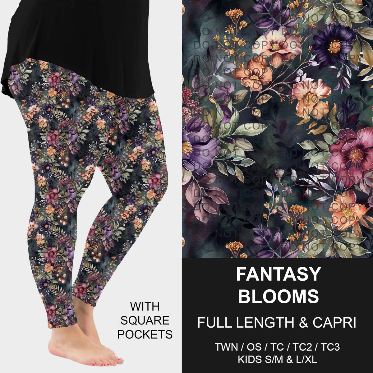 Fantasy Bloom Pocket Leggings (PreOrder ETA mid December)