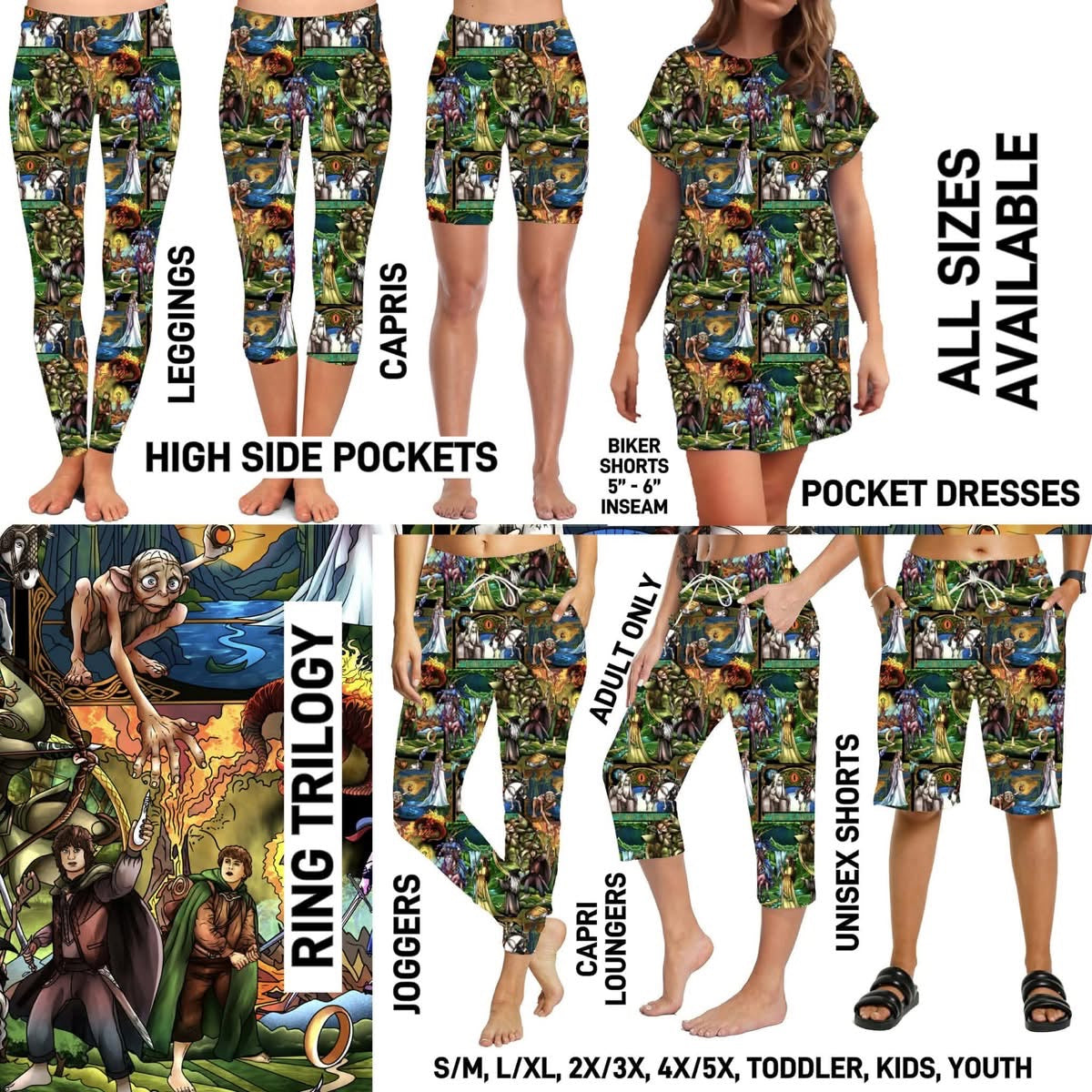 Matching Bottoms, Dresses & T-Shirts PreOrder (ETA early June)