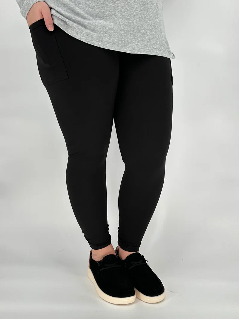 Black Pocket Leggings