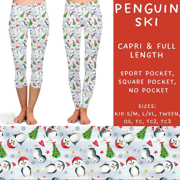 {TC2-TC3} Christmas Spirit Collection: Capri Leggings SPORTS Pockets PreOrder (ETA early December)