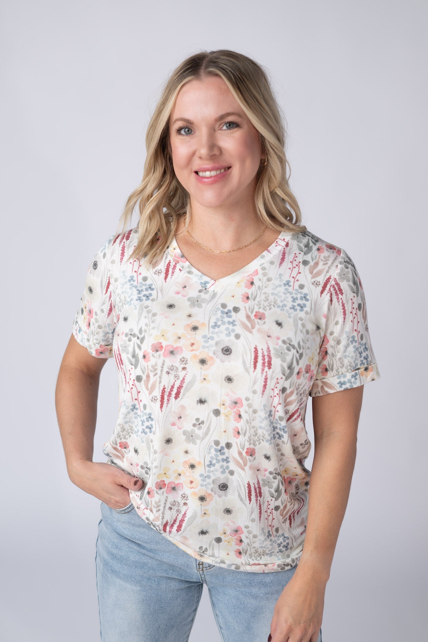 IN STOCK Sophie Top - Wildflower Gardens FINAL SALE