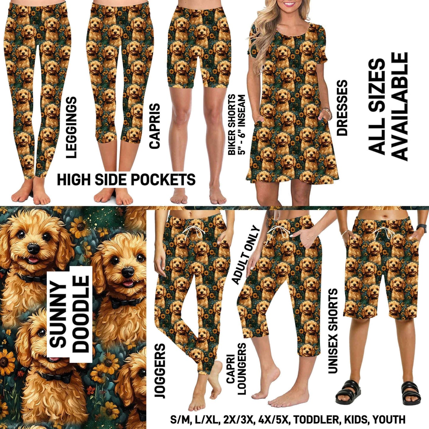 Matching Bottoms, T-Shirts & Dresses PreOrder (ETA late March)
