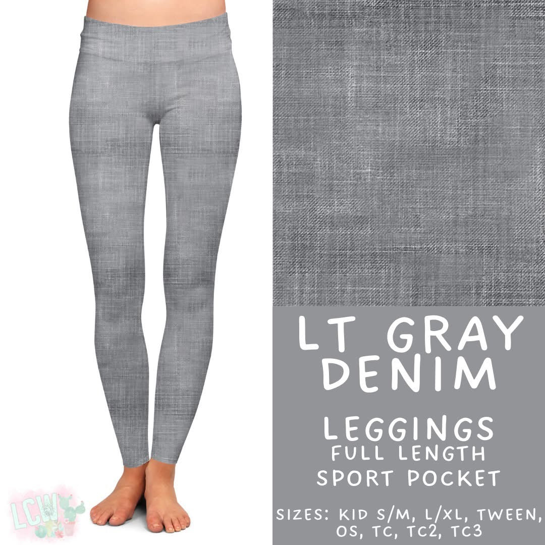 Colorful Faux Denim Collection PreOrder (ETA mid April)