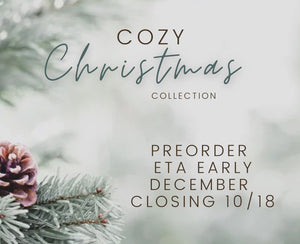 Cozy Christmas Collection Part ONE  : FULL Length Leggings WITH Sports Style Pockets PREORDER ( ETA early December )