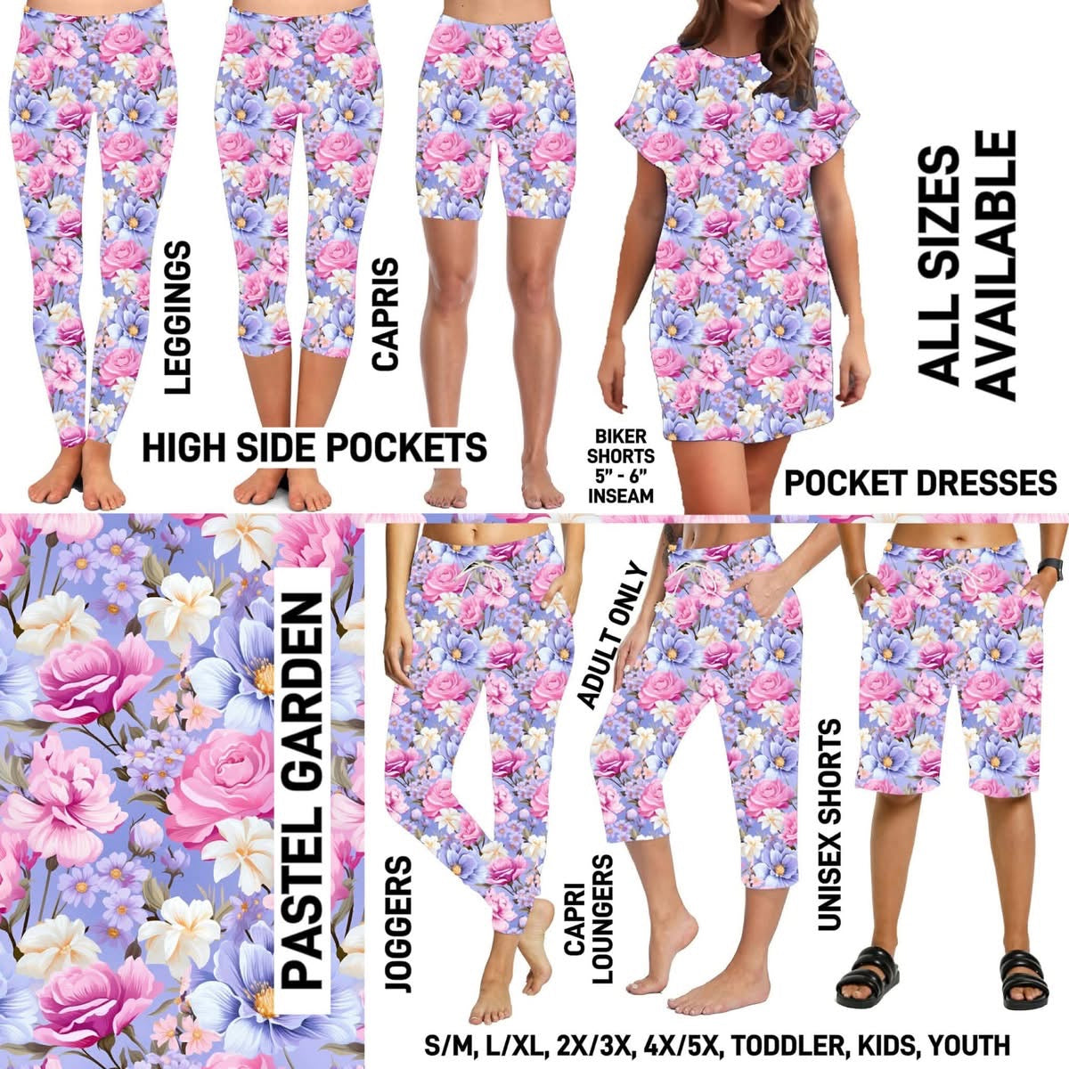 Matching Bottoms, Dresses & T-Shirts PreOrder (ETA early June)