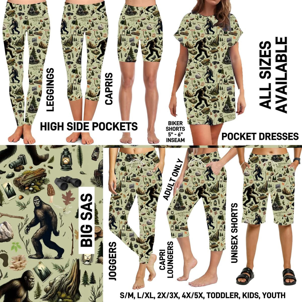 Matching Bottoms, Dresses & T-Shirts PreOrder (ETA early June)