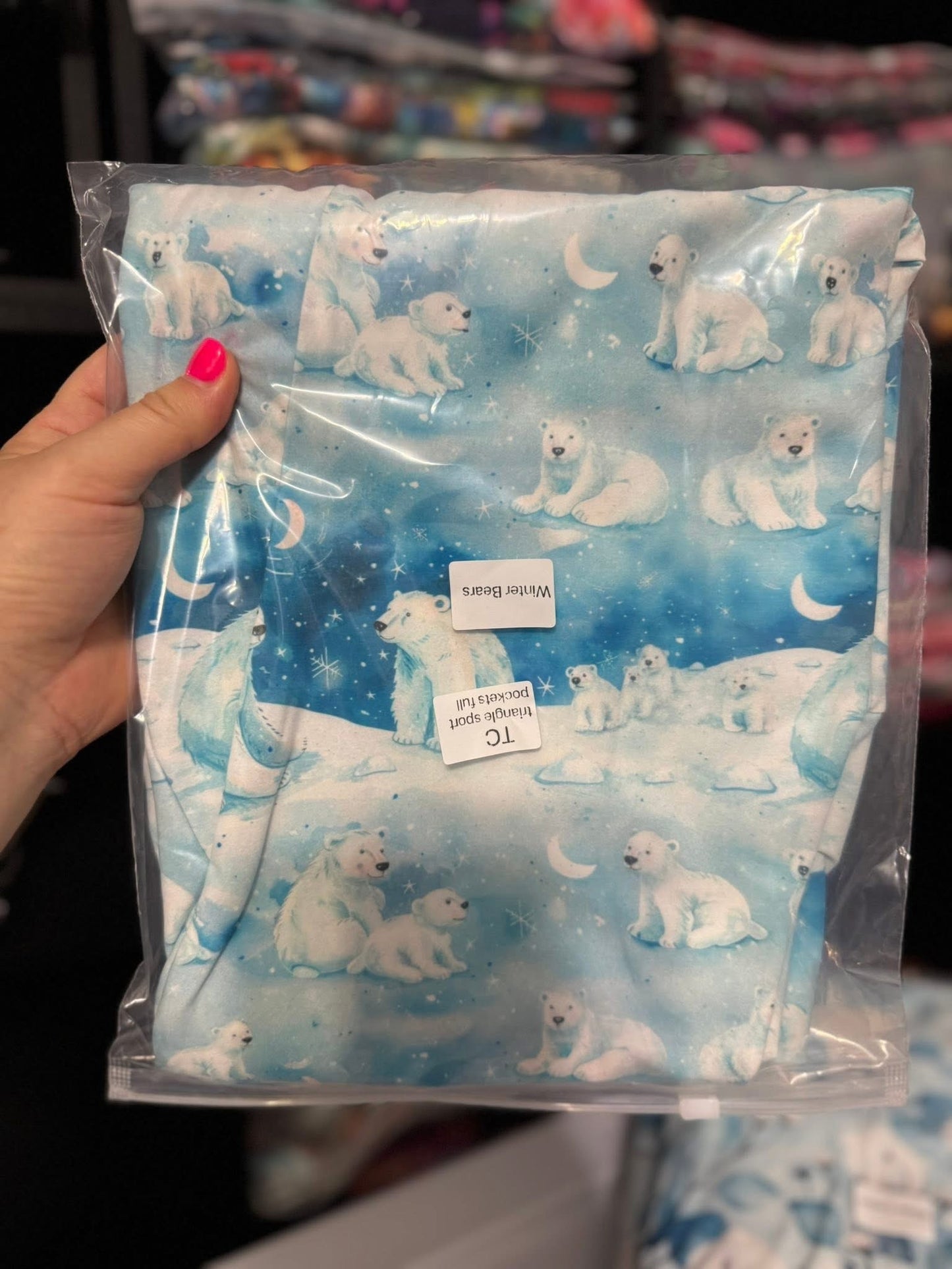 Winter Bears Sport Pocket Leggings-TC