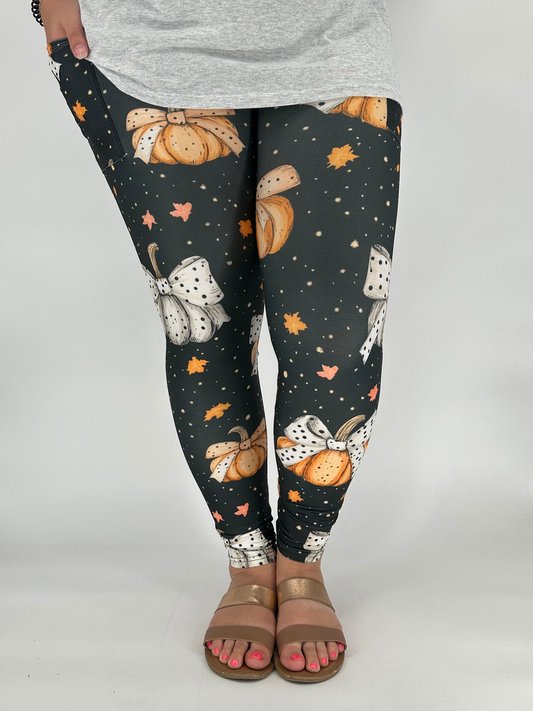 Dark Pumpkin Leggings w/ Pockets