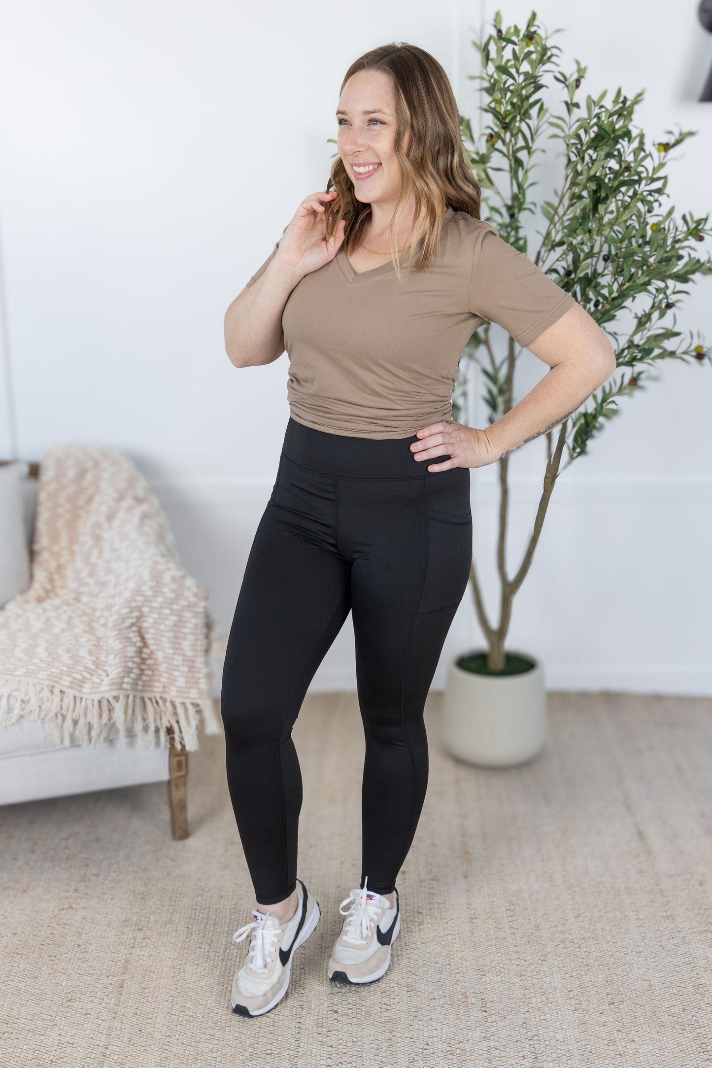 IN STOCK Athleisure Leggings - Black