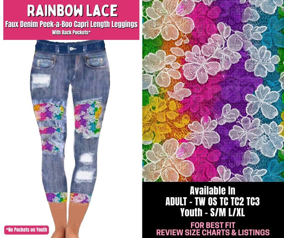 Peekaboo Capri & Full Length Leggings PreOrder (ETA mid/late March)