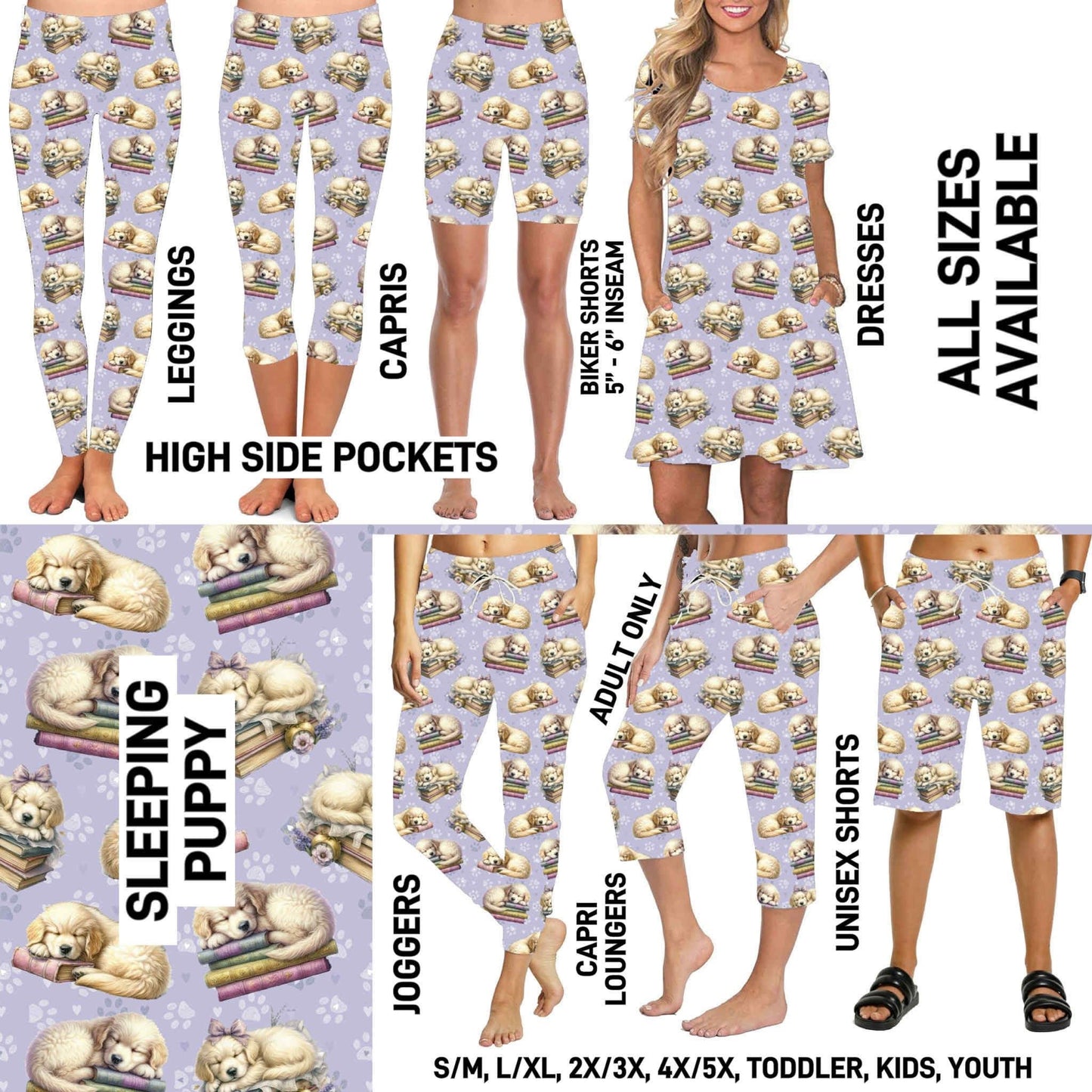 Matching Bottoms, T-Shirts & Dresses PreOrder (ETA late March)