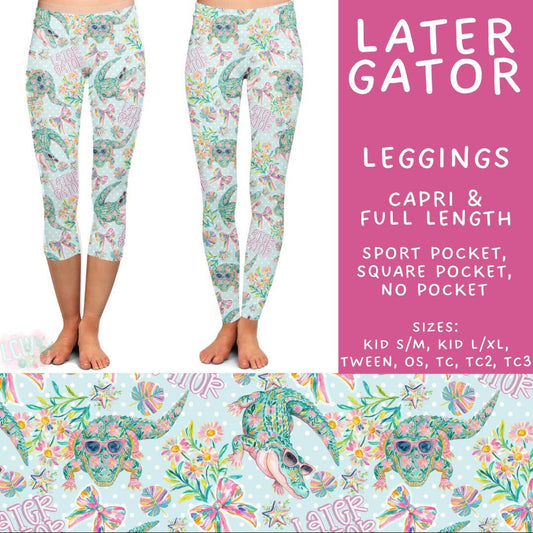 Later Gator Square Pocket Leggings-TC3 (PreOrder ETA mid August)