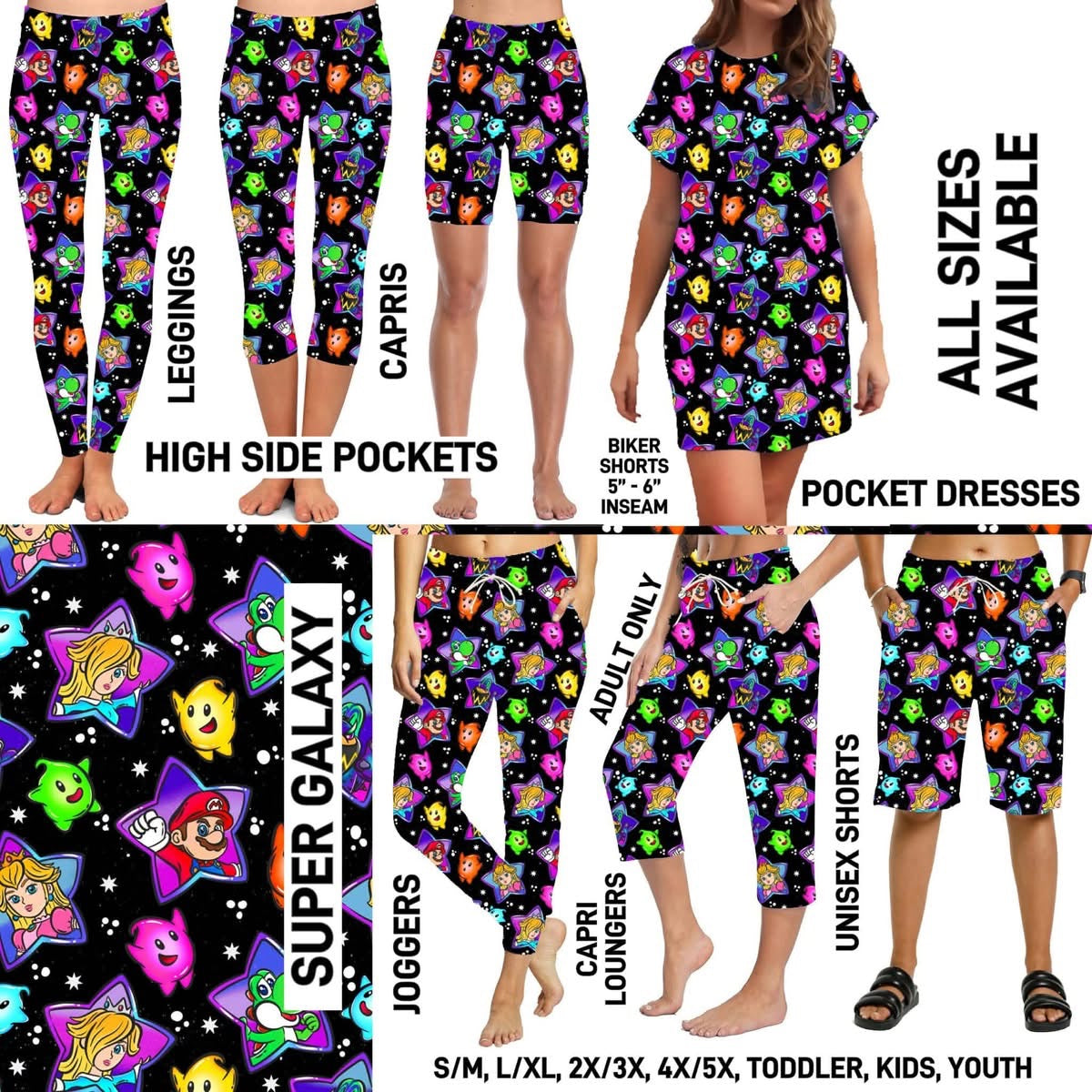 Matching Bottoms, Dresses & T-Shirts PreOrder (ETA early June)