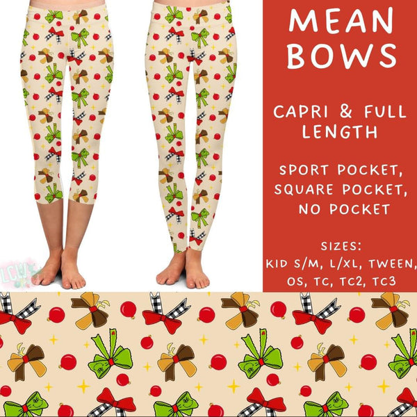 {Kids} Christmas Spirit Collection: Leggings NO Pockets PreOrder (ETA early December)