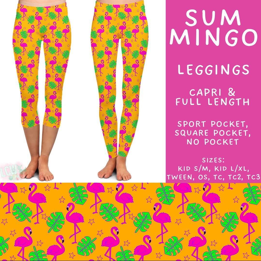 Summer Fun Capri/Full Length Leggings PreOrder (ETA early/mid July)