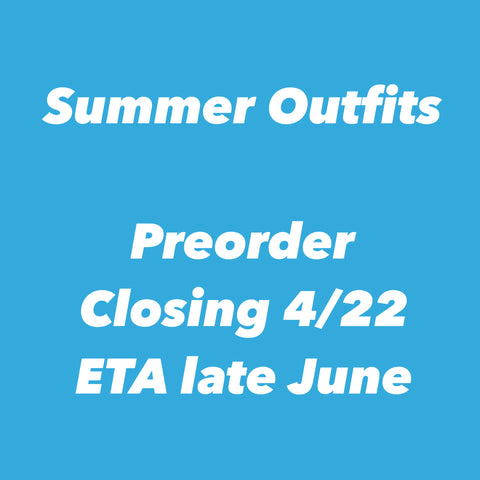 Summer Outfit Collection: Short Sleeve Hoodies PreOrder (ETA late June)