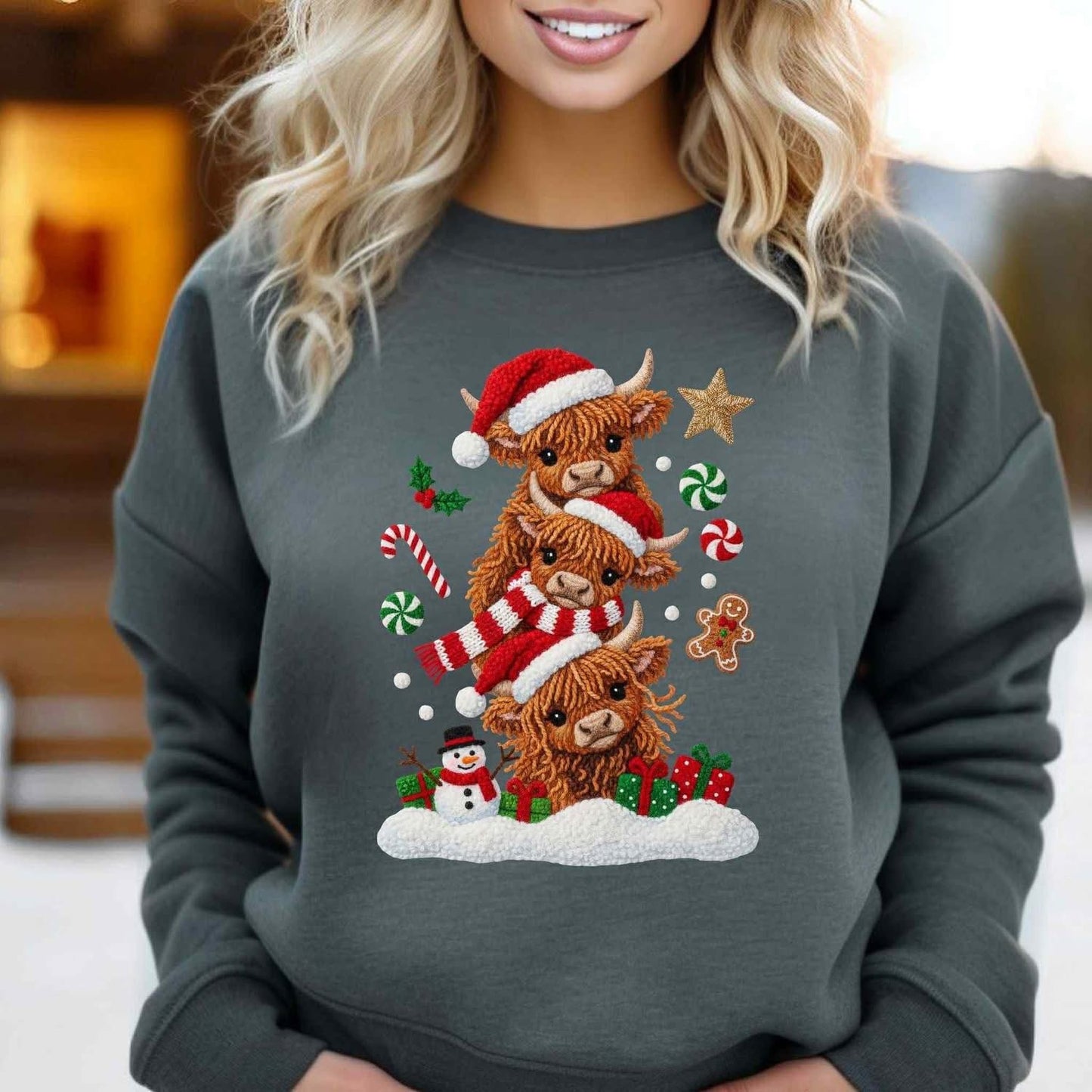 Highland Christmas Sweatshirt (ships in 10-12 days)