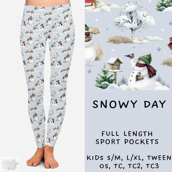 Comfy Christmas Collection Part ONE : FULL Length Leggings WITH Sports Style Pockets  PREORDER ( ETA early / mid December )