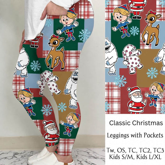Classic Christmas Pocket Leggings (PreOrder ETA early/mid December)