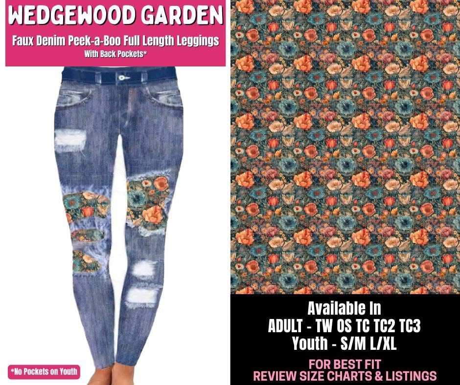 Peekaboo Capri & Full Length Leggings PreOrder (ETA mid/late March)
