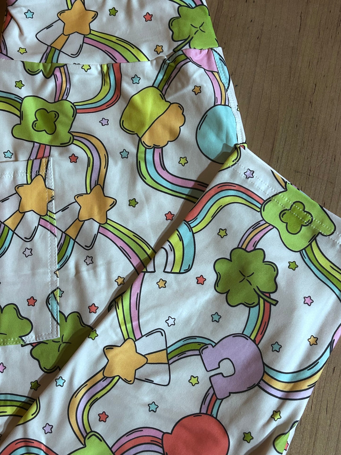 Lucky Charms Pocket Capri Leggings