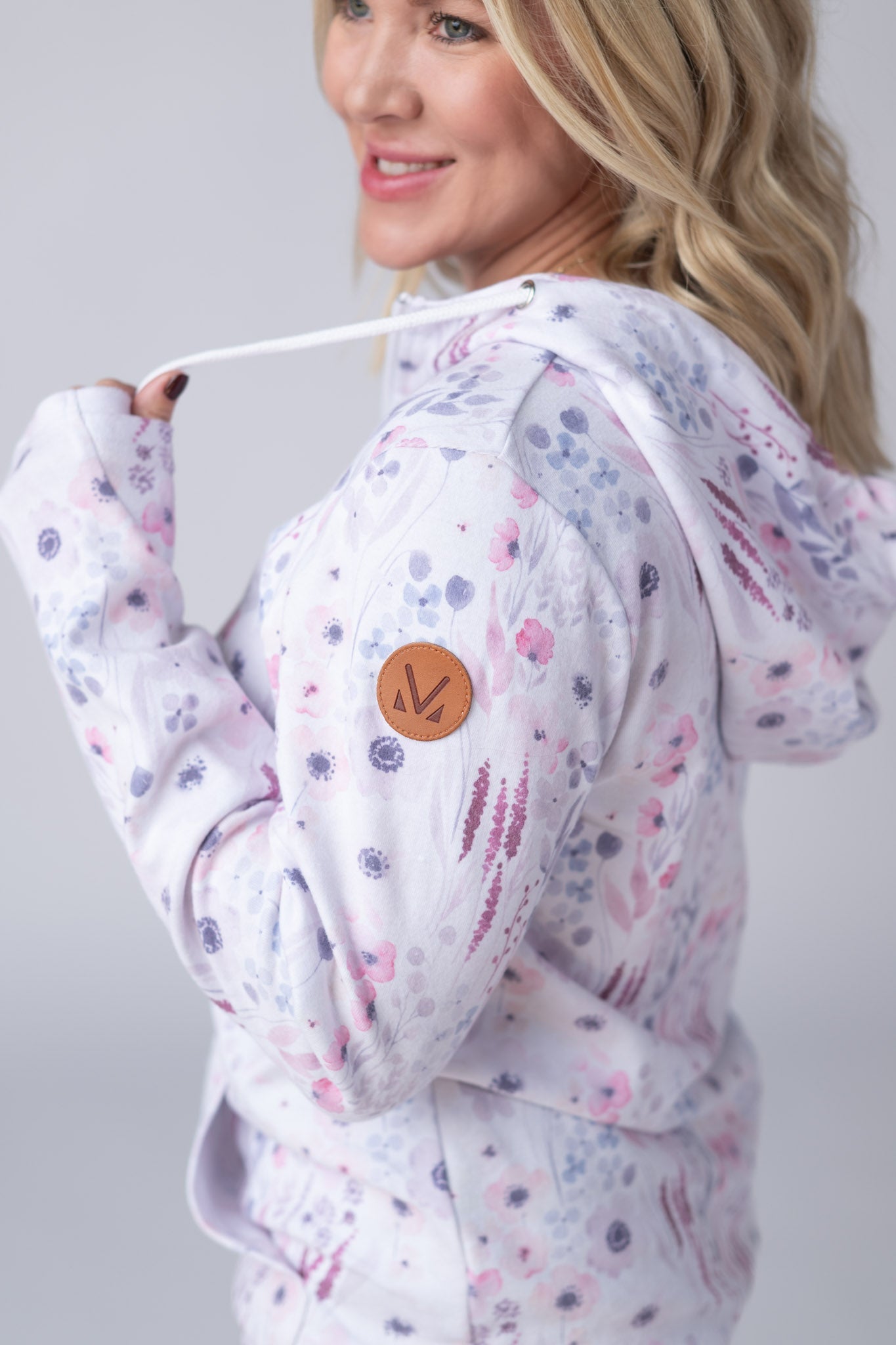 IN STOCK HalfZip Hoodie - Wildflower Gardens FINAL SALE