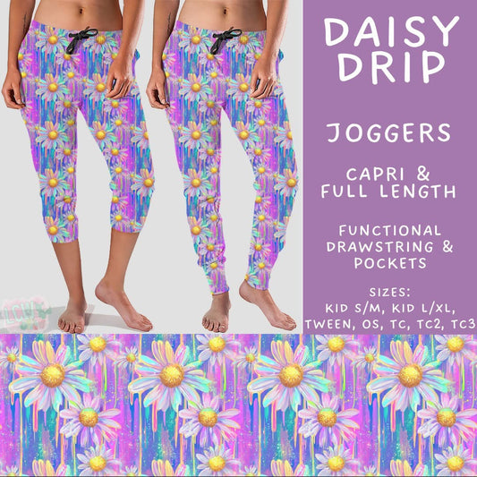 Daisy Drip Capri Joggers/TC2 (PreOrder ETA mid July)