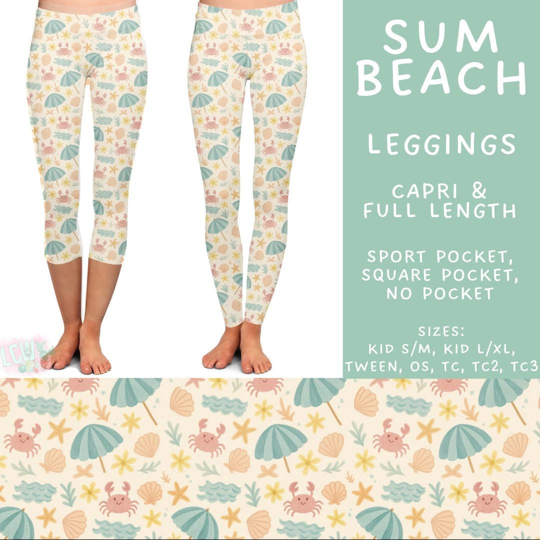 Summer Fun Capri/Full Length Leggings PreOrder (ETA early/mid July)