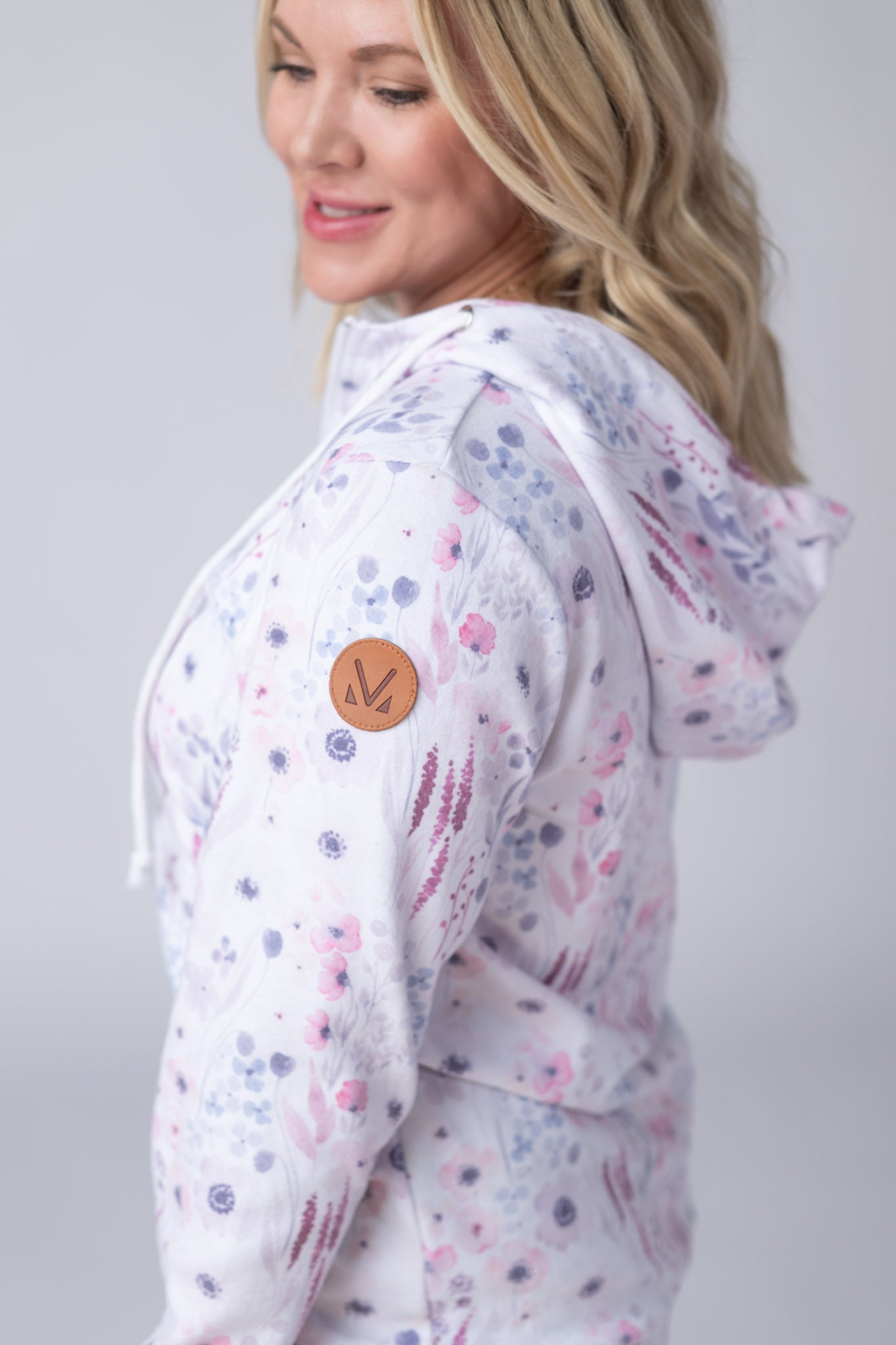 IN STOCK HalfZip Hoodie - Wildflower Gardens FINAL SALE