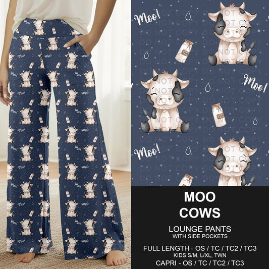 Moo Cow Capri Loungers-OS (PreOrder ETA mid/late August)