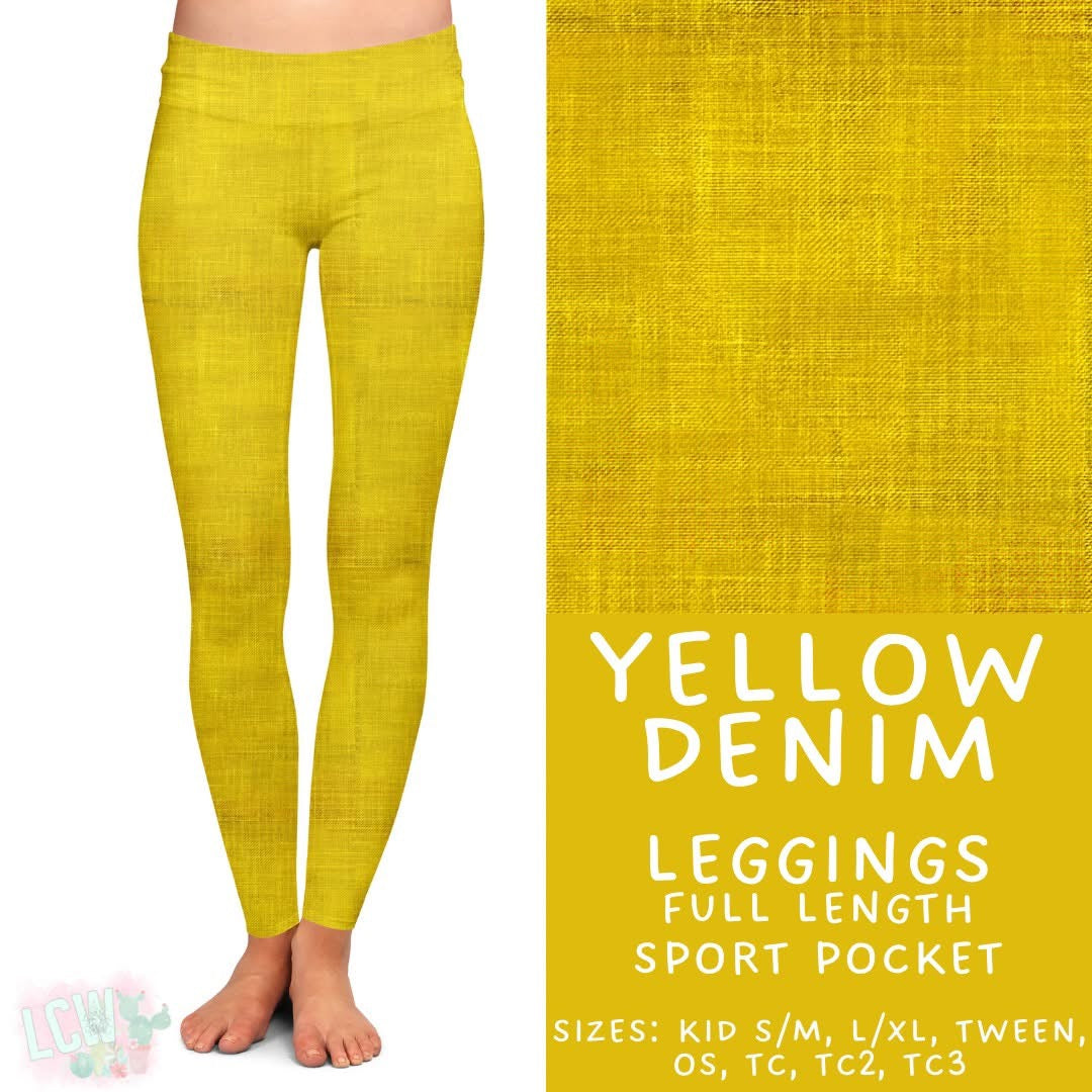 Colorful Faux Denim Collection PreOrder (ETA mid April)