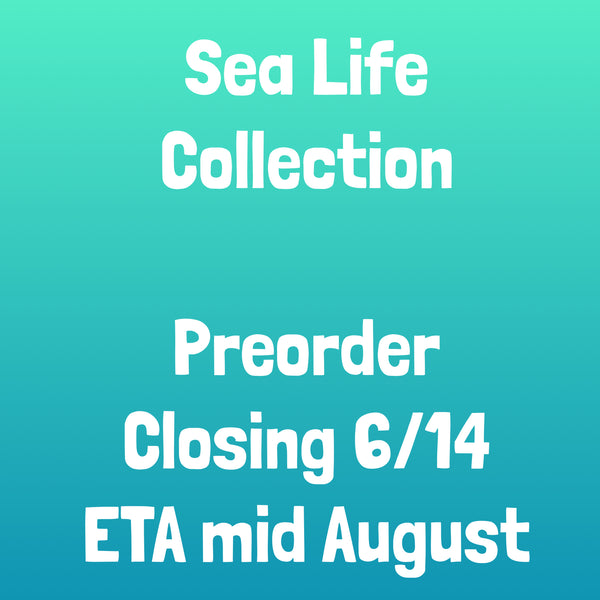 Sea Life Collection : SQUARE POCKET Leggings PREORDER ( ETA mid August )