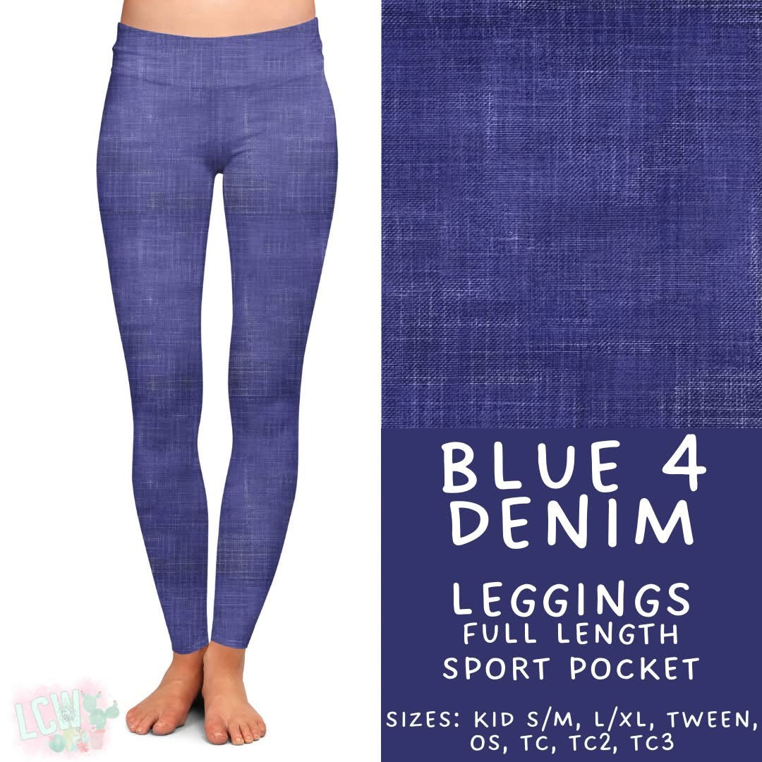 Colorful Faux Denim Collection PreOrder (ETA mid April)