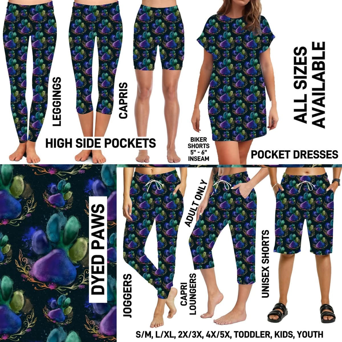 Matching Bottoms, Dresses & T-Shirts PreOrder (ETA early June)