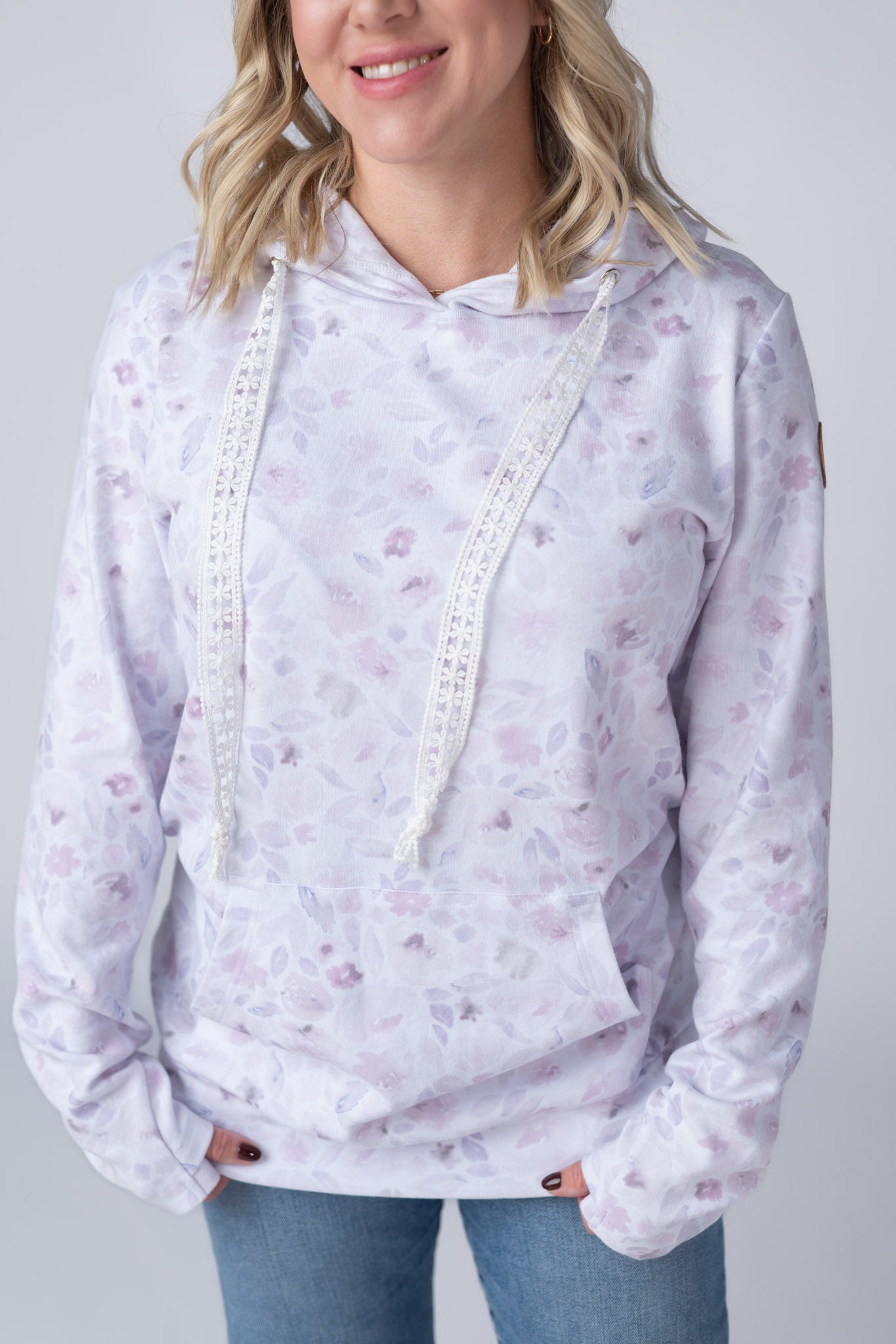 IN STOCK Hailey Pullover Hoodie - Blush Floral FINAL SALE