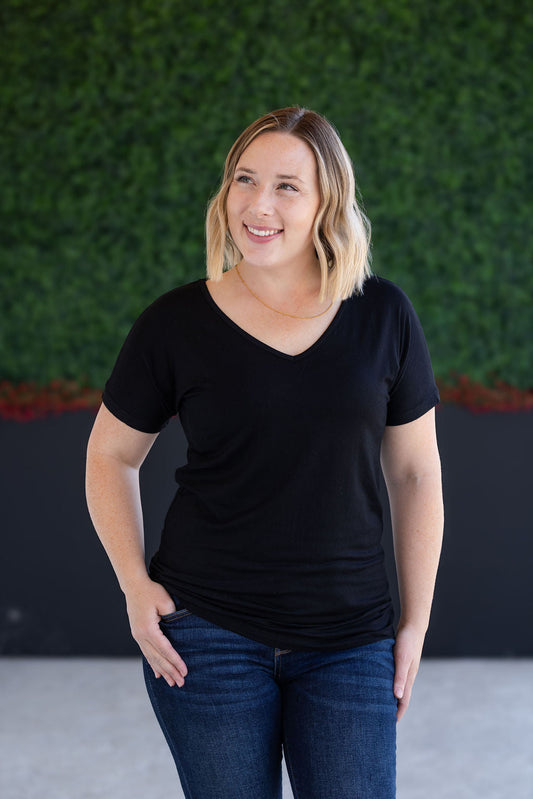 IN STOCK Chloe Cozy Top - Black FINAL SALE