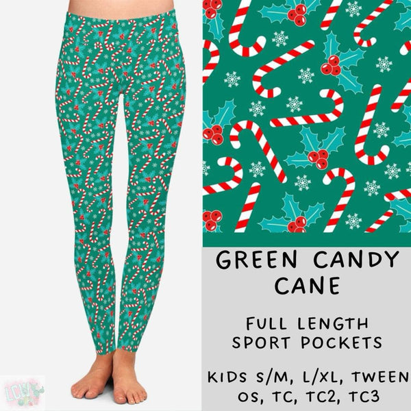 Cozy Christmas Collection Part TWO: FULL Length Leggings WITH Sports Style Pockets PREORDER ( ETA early December )