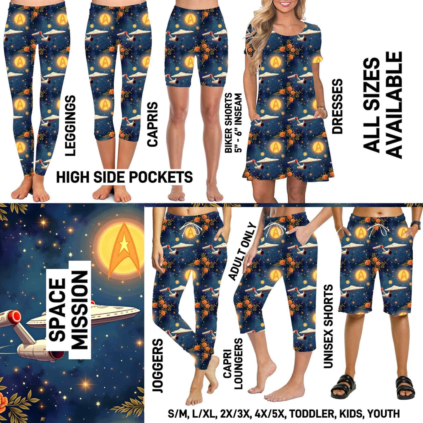Matching Bottoms, T-Shirts & Dresses PreOrder (ETA mid April)