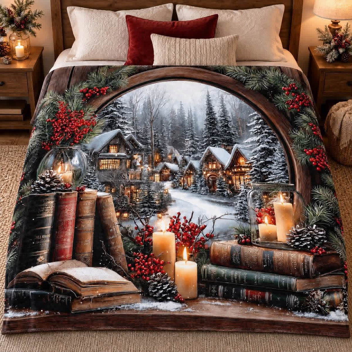 Winter Scene Blanket (PreOrder ETA early/mid December)