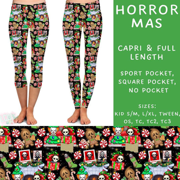 {TC2-TC3} Christmas Spirit Collection: Capri Leggings SPORTS Pockets PreOrder (ETA early December)