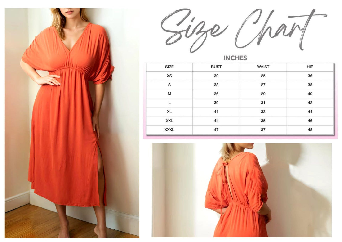 Back Tie Dresses PreOrder (ETA mid April)