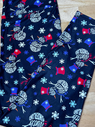 Winter Wonderland Leggings * NO Pockets *