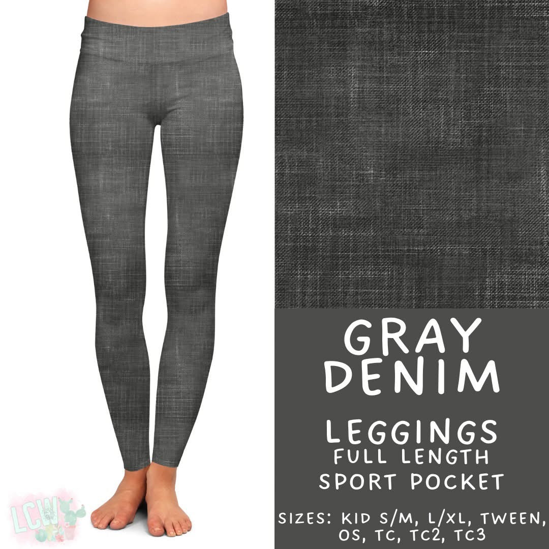 Colorful Faux Denim Collection PreOrder (ETA mid April)