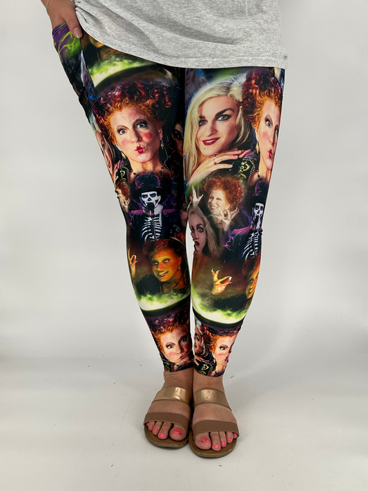 3 Witches Leggings w/ Pockets