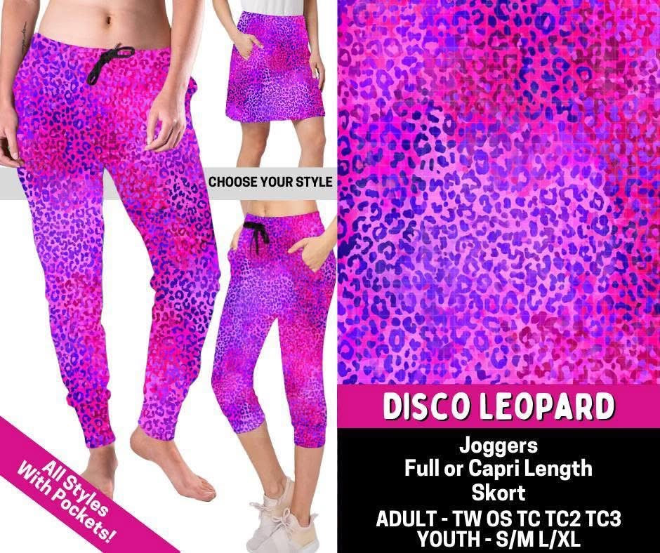 Disco Leopard Skort- TC2 (PreOrder ETA late July)