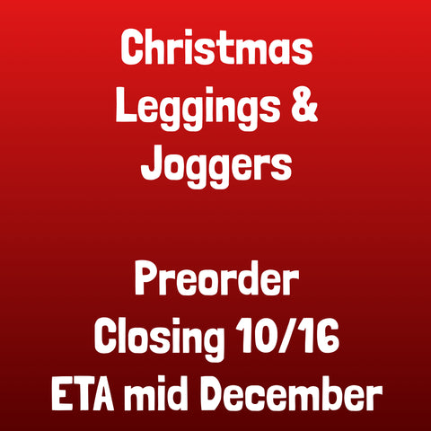 {Adults} Christmas Joggers PreOrder (ETA mid December)