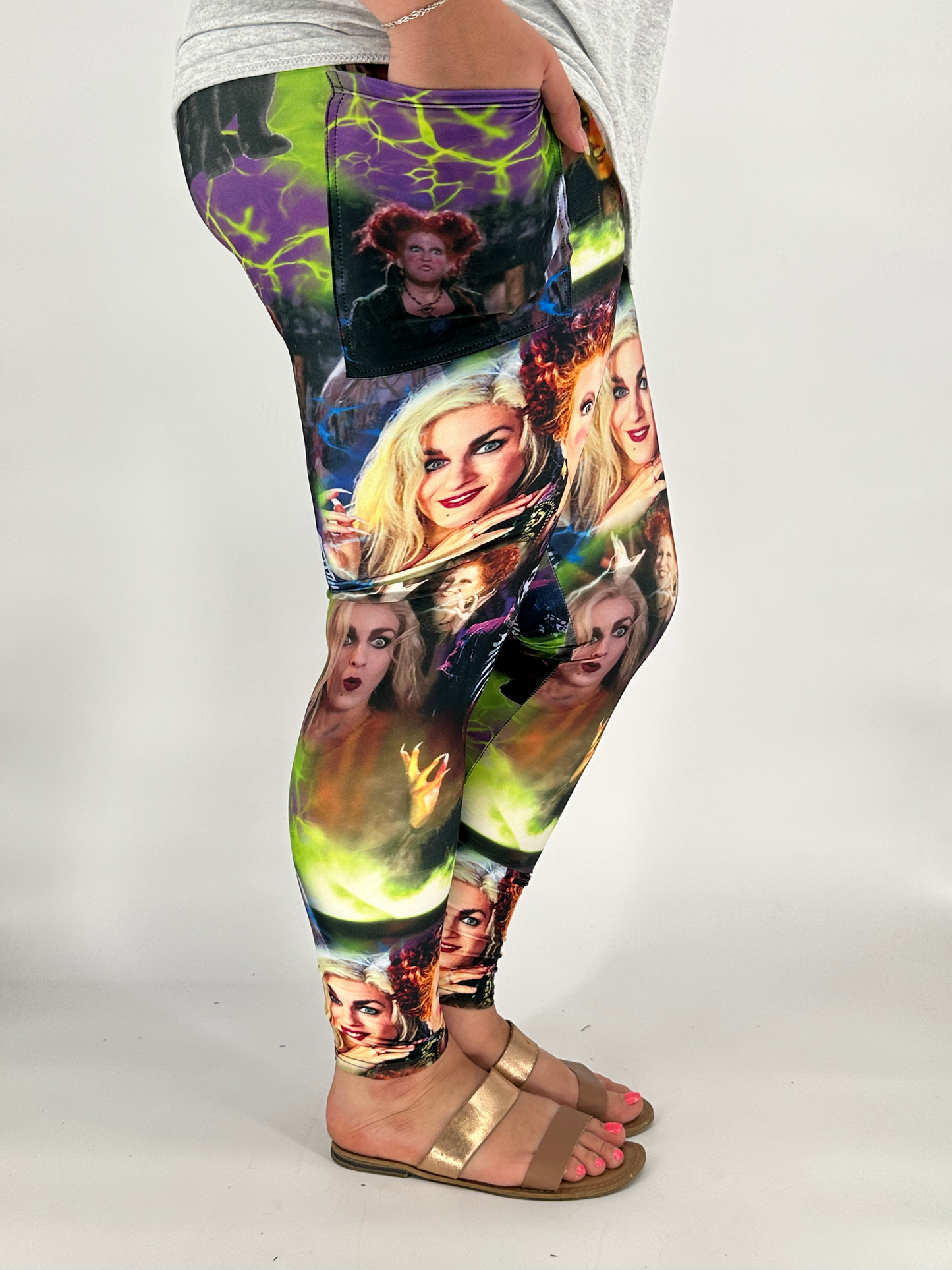 3 Witches Leggings w/ Pockets