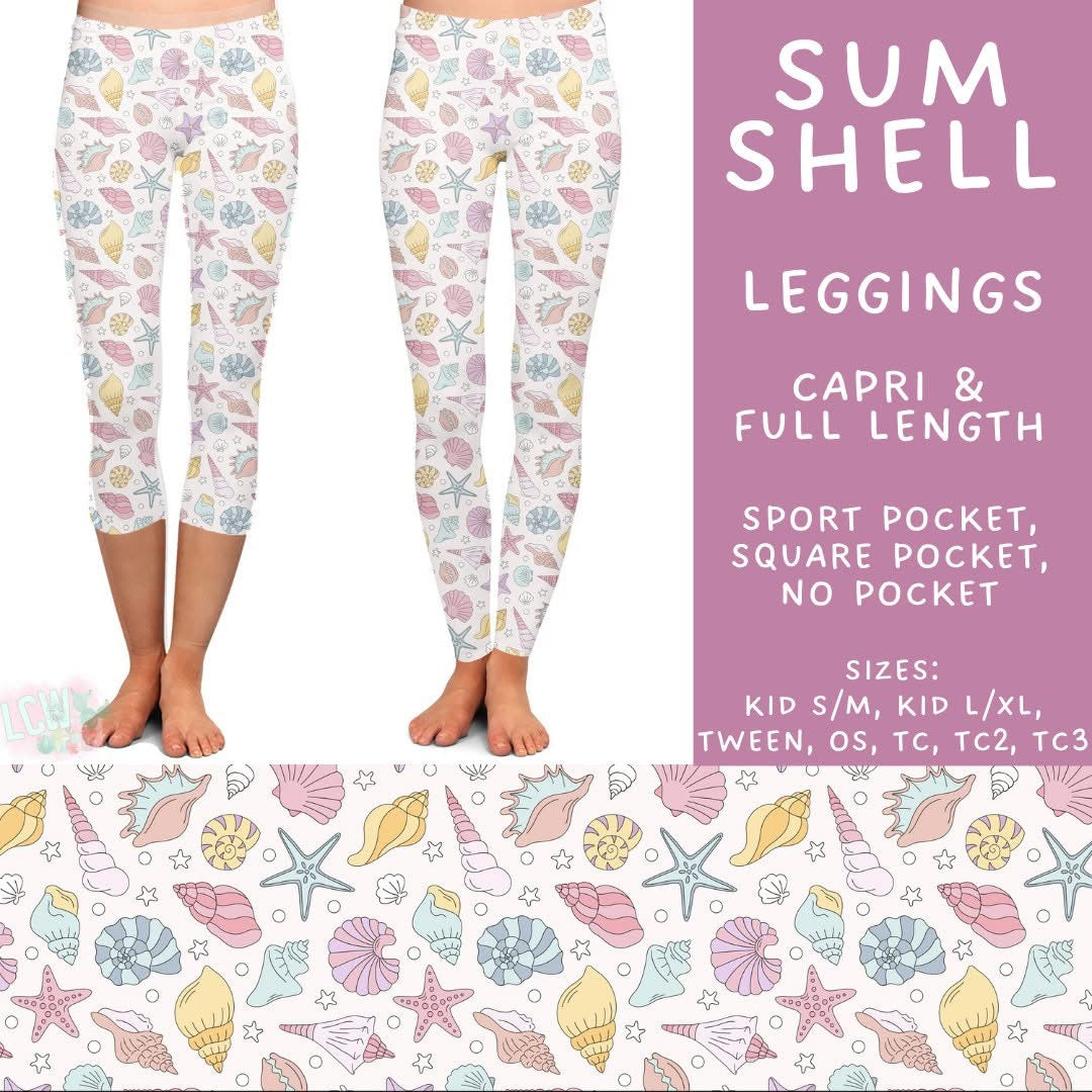 Summer Fun Capri/Full Length Leggings PreOrder (ETA early/mid July)